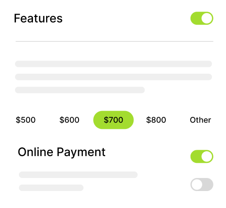 Reliability Features UI